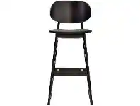 LivingStyles Durafurn Ban Commercial Grade European Beech Bar Stool, Vinyl Seat, Wenge / Black offer