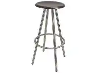 LivingStyles Durafurn Cruza Commercial Grade Stainless Steel Indoor / Outdoor Bar Stool, Wenge offer