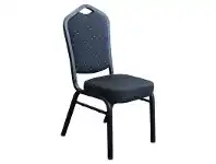 LivingStyles Durafurn Commercial Grade Fabric Function Chair, Black offer