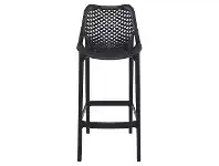 LivingStyles Siesta Air Commercial Grade Indoor / Outdoor Bar Stool, Black offer