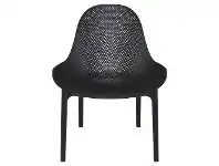 LivingStyles Siesta Sky Indoor / Outdoor Lounge Chair, Black offer