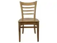 LivingStyles Durafurn Florence Commercial Grade European Beech Dining Chair, Timber Seat, Natural offer