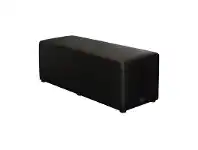 LivingStyles Durafurn Commercial Grade Vinyl Ottoman Bench, 120cm, Black offer
