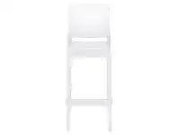 LivingStyles Siesta Maya Commercial Grade Indoor / Outdoor Bar Stool, White offer