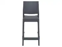 LivingStyles Siesta Maya Commercial Grade Indoor / Outdoor Counter Stool, Anthracite offer
