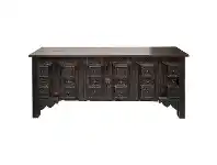 LivingStyles Surti Wooden Oriental Console Table, 150cm, Black offer