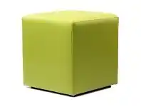 LivingStyles Durafurn Commercial Grade Vinyl Cube Ottoman, European Made, Green offer