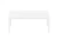 LivingStyles Siesta Sky Commercial Grade Indoor / Outdoor Coffee Table, 100cm, White offer