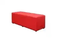 LivingStyles Durafurn Commercial Grade Vinyl Ottoman Bench, 120cm, Red offer