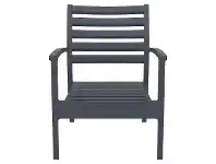 LivingStyles Siesta Artemis Commercial Grade Indoor / Outdoor Lounge Armchair, Anthracite offer