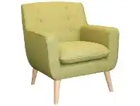 LivingStyles Molena Commercial Grade Fabric Lounge Armchair, Lime offer