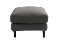 LivingStyles Kisdorf Fabric Ottoman / Footstool, Smoke offer