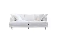 LivingStyles Kisdorf Fabric Sofa, 3 Seater, Cloud offer