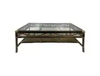 LivingStyles Hosten Rattan Coffee Table, 120cm offer