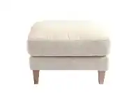 LivingStyles Ellerau Fabric Ottoman / Footstool, Sand offer