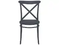 LivingStyles Siesta Cross Indoor / Outdoor Dining Chair, Anthracite offer