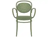 LivingStyles Siesta Marcel Indoor / Outdoor Dining Armchair, Olive Green offer