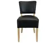 LivingStyles Durafurn Memphis Commercial Grade Faux Leather Club Chair, Natural / Black offer