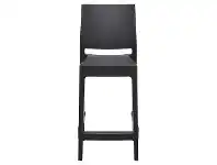 LivingStyles Siesta Maya Commercial Grade Indoor / Outdoor Counter Stool, Black offer