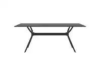 LivingStyles Siesta Air Commercial Grade Indoor / Outdoor Dining Table, 180cm, Black offer