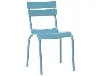 LivingStyles Durafurn Porto Commercial Grade Aluminium Indoor / Outdoor Dining Chair, Blue offer