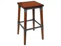 LivingStyles Durafurn Genoa Commercial Grade European Beech Bar Stool, Timber Seat offer