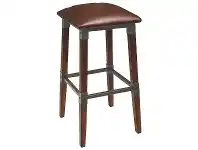 LivingStyles Durafurn Genoa Commercial Grade European Beech Bar Stool, Vinyl Seat offer
