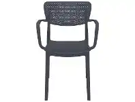 LivingStyles Siesta Loft Indoor / Outdoor Dining Armchair, Anthracite offer