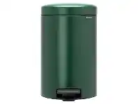 LivingStyles Brabantia NewIcon Pedal Waste Bin, 12 Litre, Pine Green offer