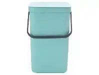 LivingStyles Brabantia Sort & Go Waste Bin, 25 Litre, Mint offer