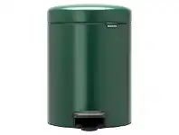 LivingStyles Brabantia NewIcon Pedal Waste Bin, 5 Litre, Pine Green offer