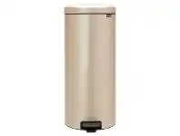 LivingStyles Brabantia NewIcon Pedal Waste Bin, 30 Litre, Champagne offer