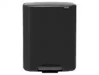 LivingStyles Brabantia BO Pedal Waste Bin, 30/30 Litre, Matt Black offer