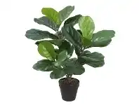 LivingStyles Potted Artificial Fiddle Tree, 70cm offer