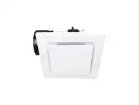 LivingStyles Novaline II 290 Ceiling Exhaust Fan, Square, White offer