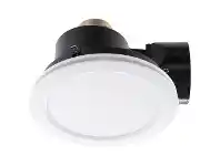 LivingStyles Revoline 290 Bathroom Exhaust Fan with CCT LED Light, White offer