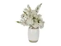 LivingStyles Selina Artificial Rose Arrangement in Ceramic Vase offer