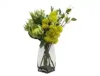 LivingStyles Loretta Artificial Protea & Native Arrangement in Vase, 65cm offer