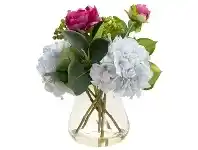 LivingStyles Aleda Artificial Hydrangea Arrangement in Vase, 47cm offer