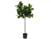 LivingStyles Glamorous Fusion Potted Artificial Fiddle Leaf Fig Tree, 155cm offer