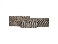 LivingStyles Acre 3 Piece Cement Planter Box Set offer