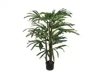 LivingStyles Glamorous Fusion Potted Artificial Rhapis Palm Tree, 110cm offer
