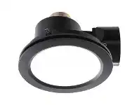 LivingStyles Revoline 290 Bathroom Exhaust Fan with CCT LED Light, Black offer