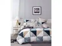 LivingStyles Ardor Trent 3 Piece Cotton Quilt Cover Set, Double offer