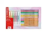 Officeworks Stabilo Fineliner and Highlighter Assorted 18 Pack offer