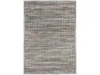 LivingStyles Chase Handwoven Hide & Leather Rug, 250x300cm, Grey offer