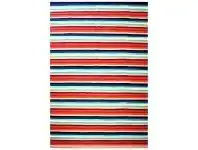 LivingStyles Ghadamian Stripes No.003 Cotton Rug, 225x155cm offer