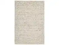 LivingStyles Knight Wool Rug, 225x155cm, Cream / White offer