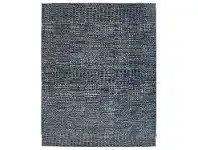 LivingStyles Perry Hand Knotted Wool Rug, 370x275cm, Denim Blue offer