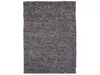 Salsa Wool Shag Rug, 225x155cm, Plum / Blue